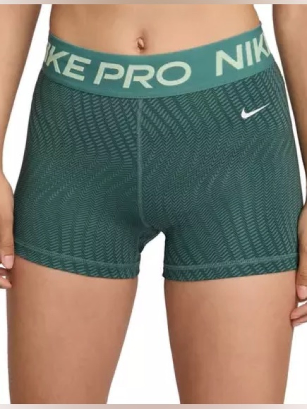 Nike Pro limited edition green shorts